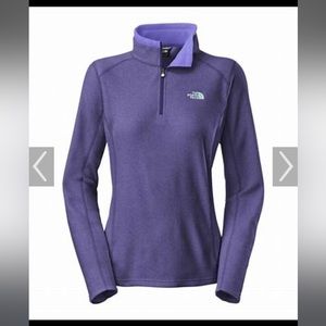 VEUC the north face quarter zip top Med